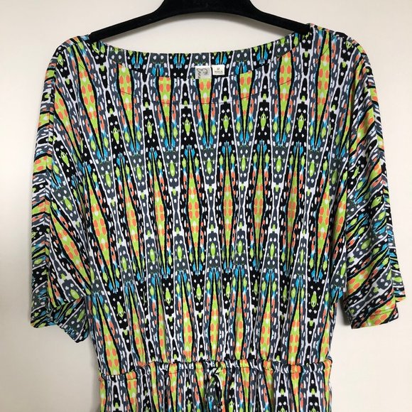 Emma & Michele Multi-Colored Dress w/pockets - Size Medium - Picture 4 of 6